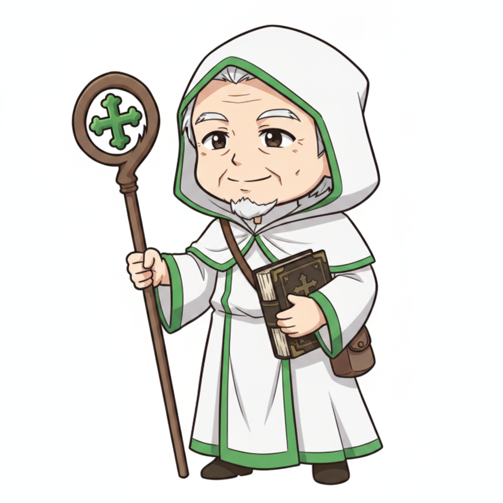 僧侶クリニックのキャラクターイラスト